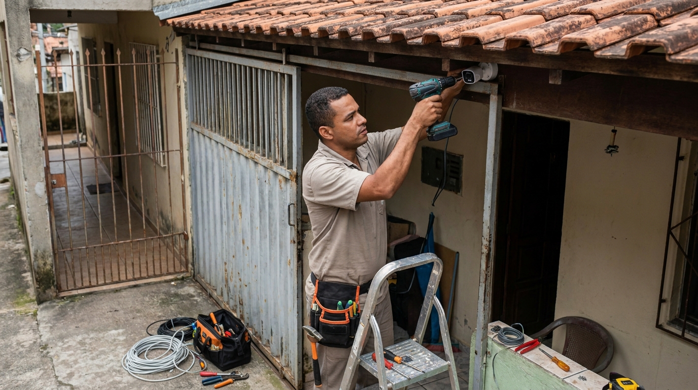Instalação de Câmeras de Segurança perto de mim em Uberaba‑MG