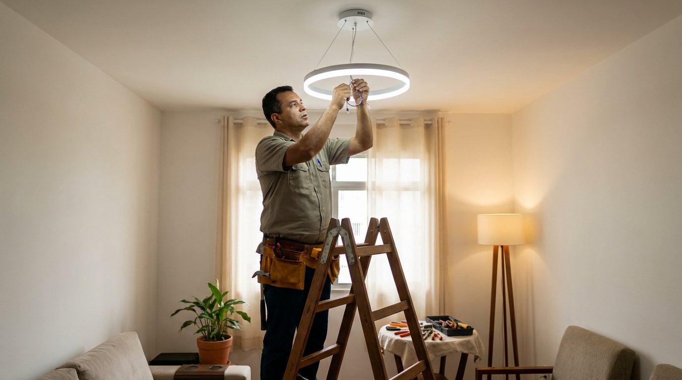 Instalação de Luminárias perto de mim em Uberaba‑MG