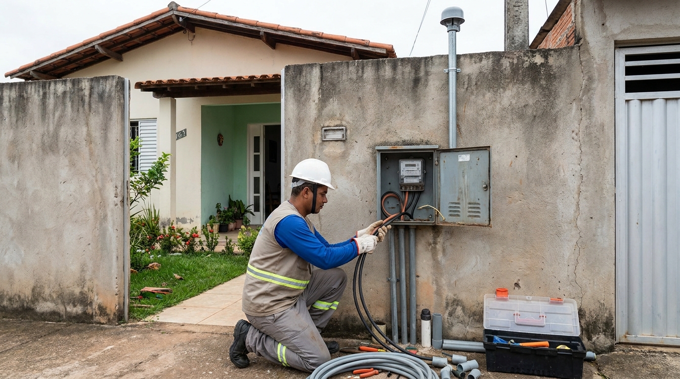 Instalação de Padrão de Energia perto de mim em Uberaba‑MG